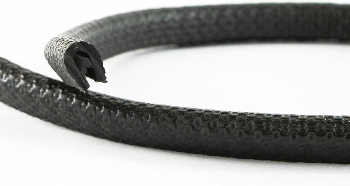 Randbescherming 0,8-1,0 mm - zelfklemmend U-profiel - pvc met stalen kern - bescherming voor auto en meubels - ShopVlot