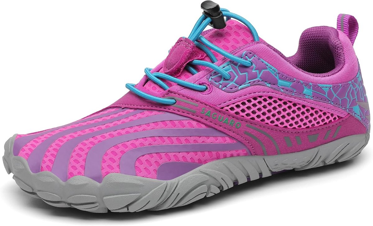 Barefoot schoenen jongens 24-36 - ademend roze - perfect voor waterplezier - ShopVlot