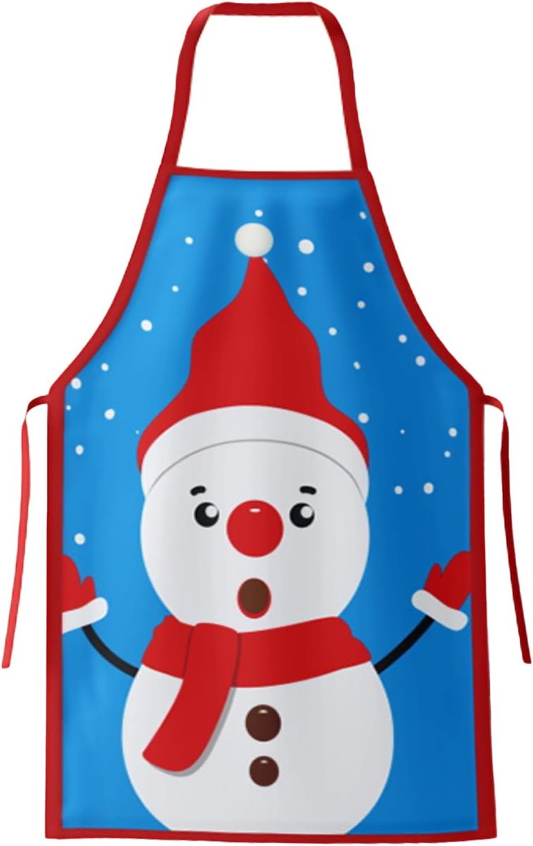Kerst Keuken Schort Unisex - Grappig Ontwerp - Kerst Chef Decoratie - Perfect voor Feestelijke BBQ - ShopVlot