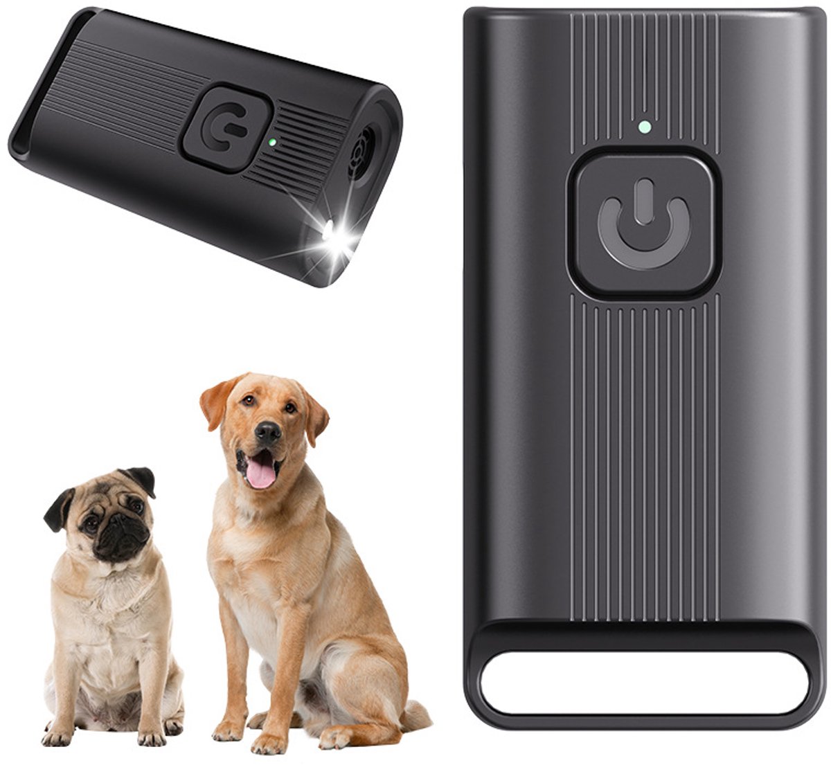 Mini ultrasoon anti-blafapparaat voor honden – Oplaadbaar anti-blafapparaat voor eigen hond of buurthond – Draagbaar trainingshulpmiddel tegen blaffen
