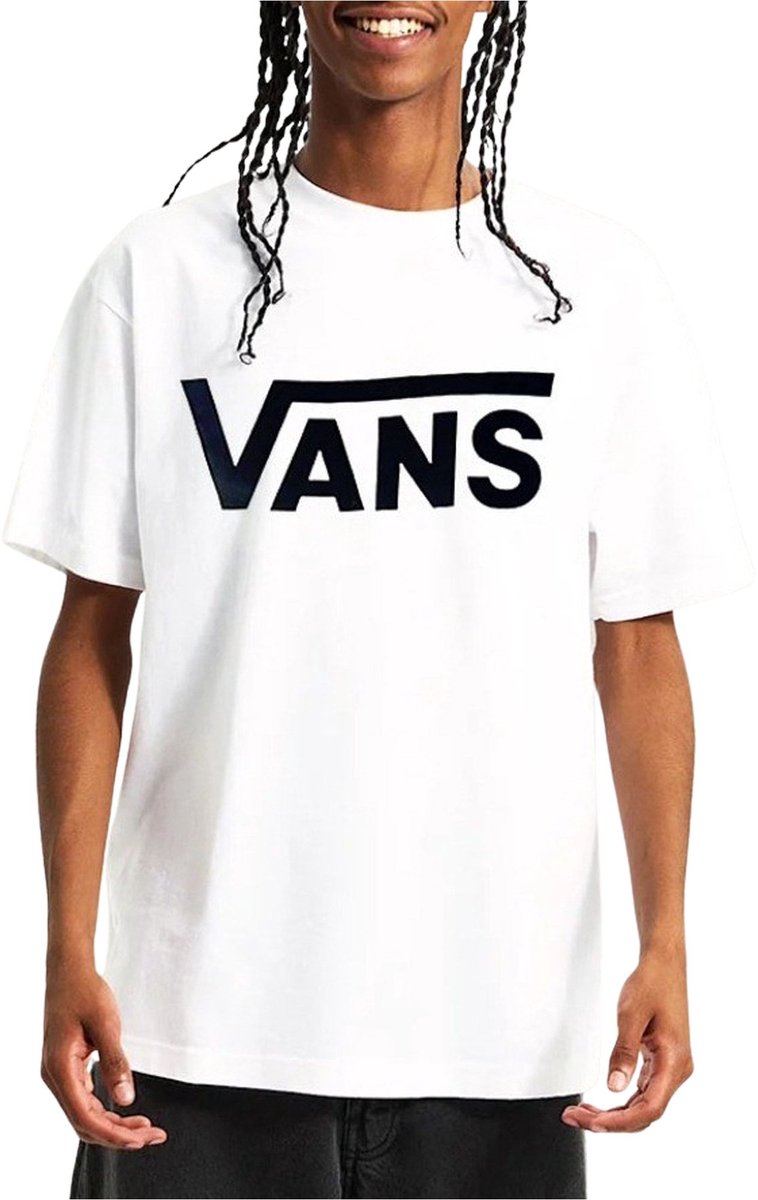 Vans Classic Drop V SS Crew Shirt Heren Zwart