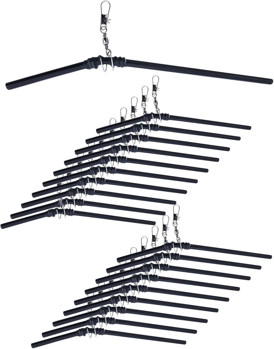 Fishing balance joint 20x PVC - Spinning snap - Anti-tangling - Geschikt voor zeevissen - ShopVlot
