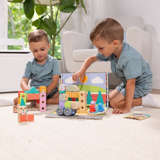Melissa & Doug - Blockables™ Stad speelset - met draagbare bewaardoos van Melissa & Doug — afbeelding 5