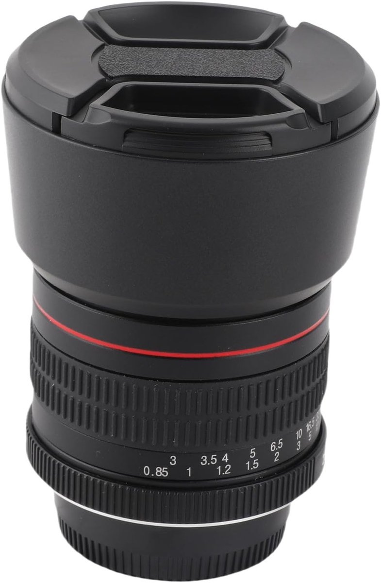 Telelens 85mm F1.8 met Grote Diafragma voor Volbeeldcamera's - Autofocus en Handmatige Focus voor Portretfotografie