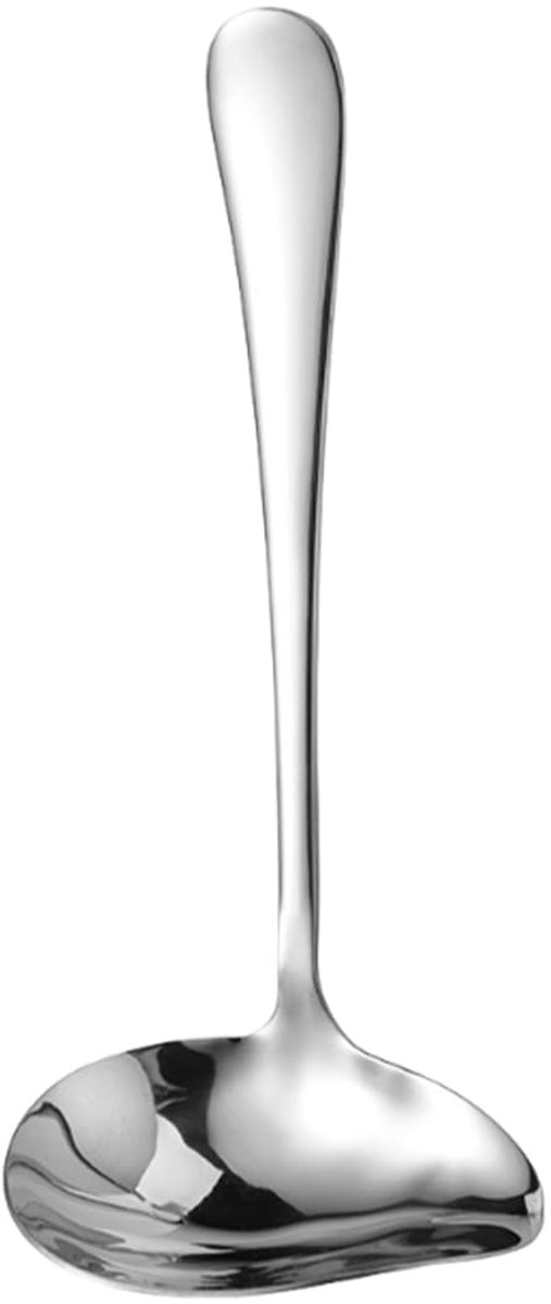 Soeplepel met schenktuit 17 x 7,4 cm - serveerlepel - ideaal voor soepen en sauzen - ShopVlot