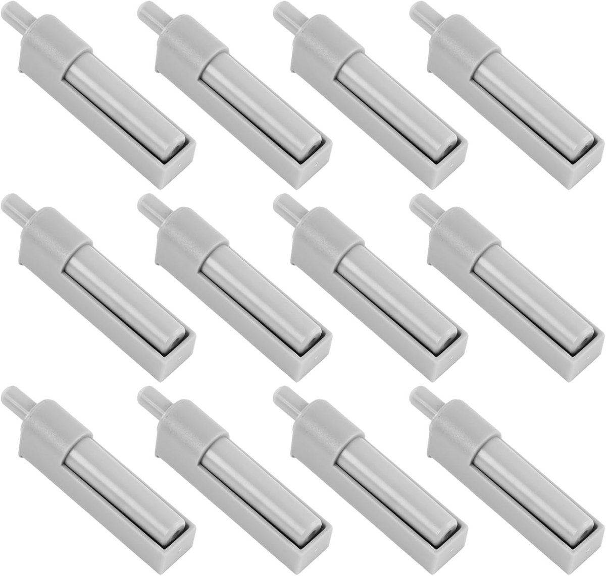 12 stuks softclose deurdempers voor kastdeuren, ideaal voor keukenkasten, kledingkasten en meubels, met push-to-open functie en geluidsdemping