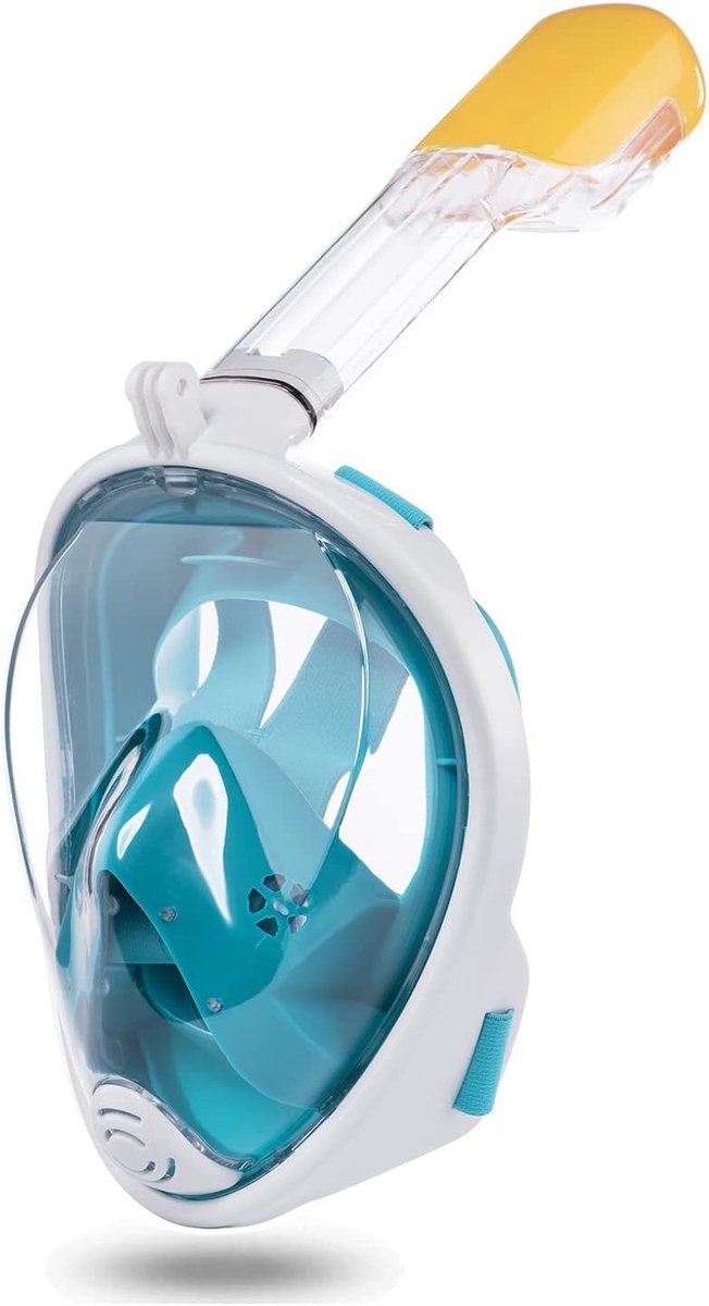 Snorkelmasker Full Face L/XL - 180° Breedbeeld - Anti-condens en Anti-lek - ShopVlot