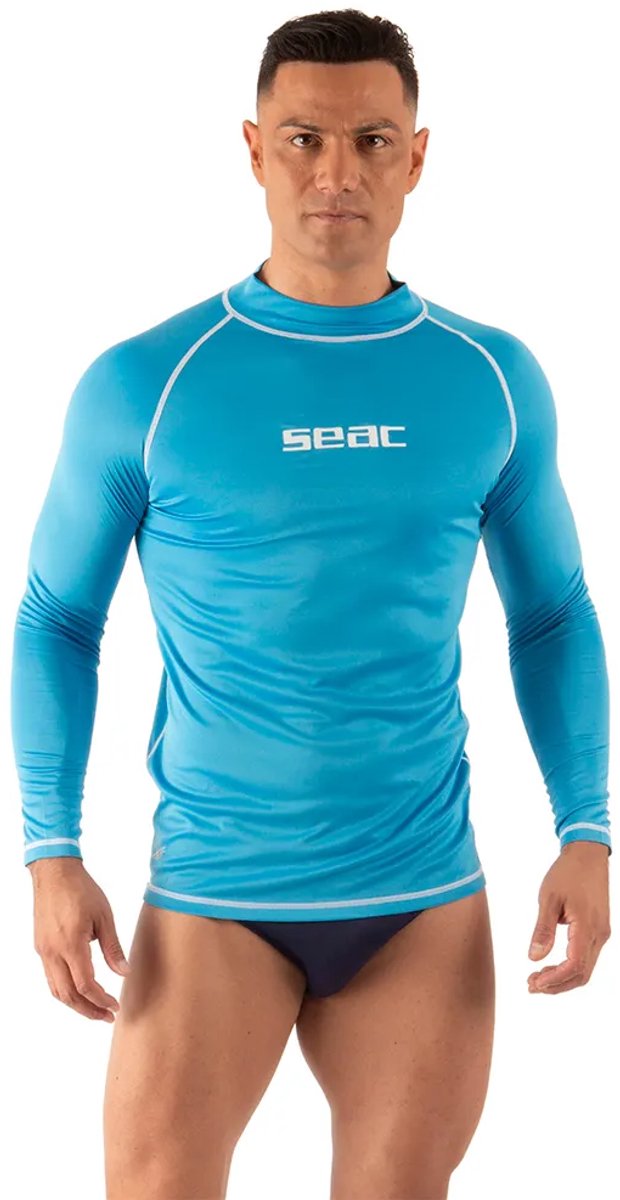 Seacsub T-sun Rash Guard Met Lange Mouwen Blauw L Man