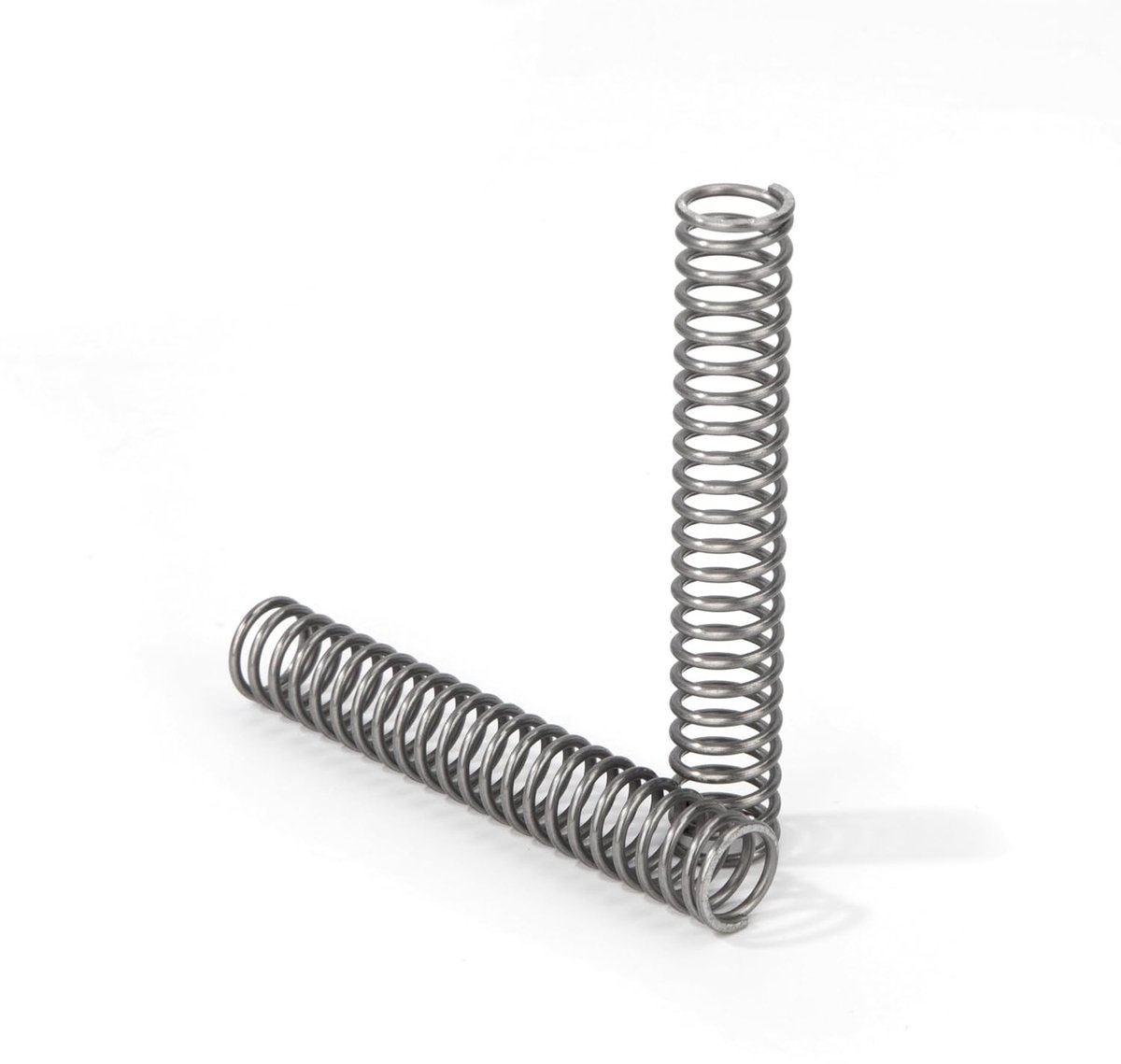Rvs compressieveer met een draaddiameter van 1,2 mm en een lengte van 65 mm - 10 stuks voor optimale veerkracht en duurzaamheid
