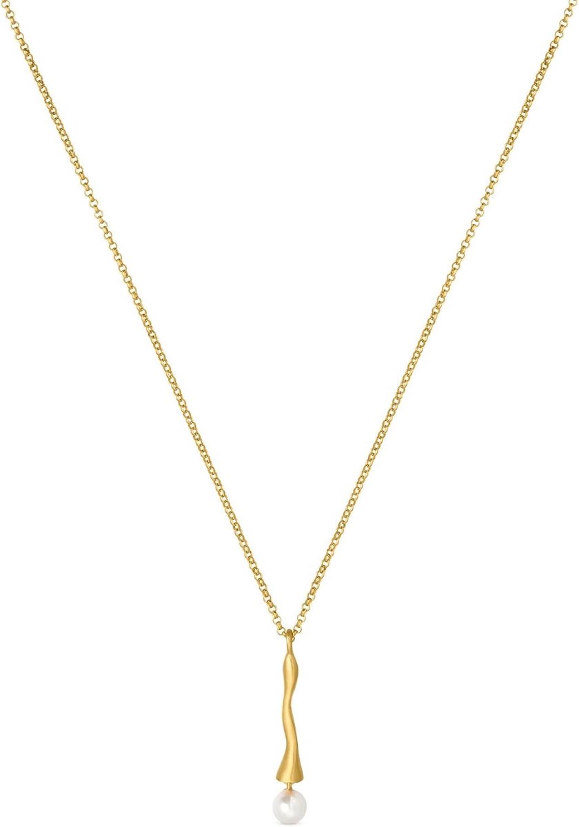 JOI D'ART ECLAT GOLDENE NECKLACE - Entworfen von Joidart - Eclat-Kollektion - 24K vergoldetes Metall - Murano-Glas - ShopVlot