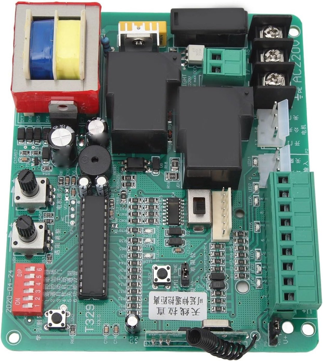Universele Circuit Controlekaart voor Elektrische Schuifpoort Motor - Automatische Deuropener Besturing (220V) met Betrouwbare Prestaties en Eenvoudige Installatie