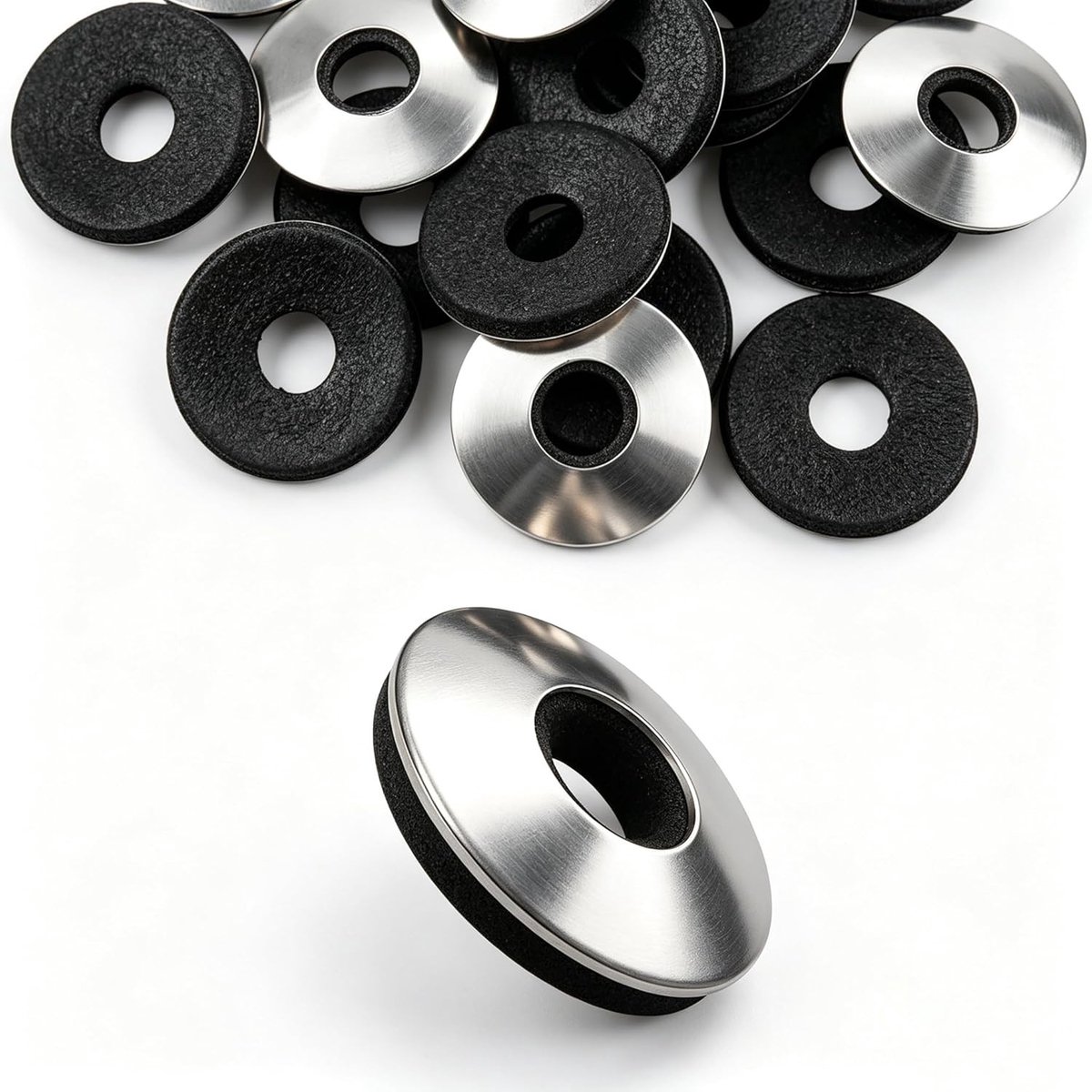 Set van 20 EPDM RVS Dichtingsringen M8 x 22 mm - Rubber Dichtingen voor Zelftappende Schroeven en Metalen Bevestigingen