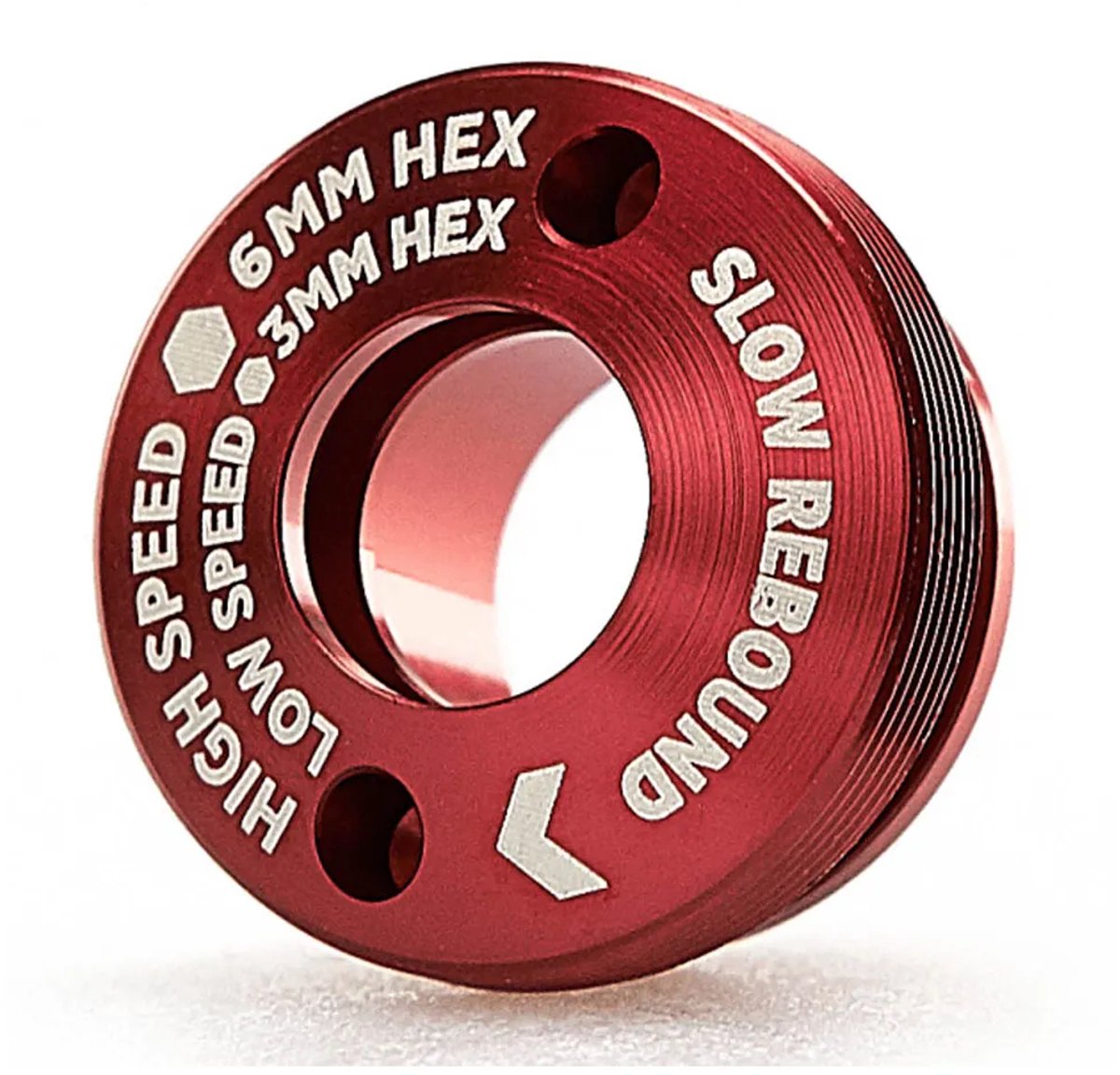 Fox Dhx2/float X2 Rebound Cap Set Achtervering Reboundknop Rood