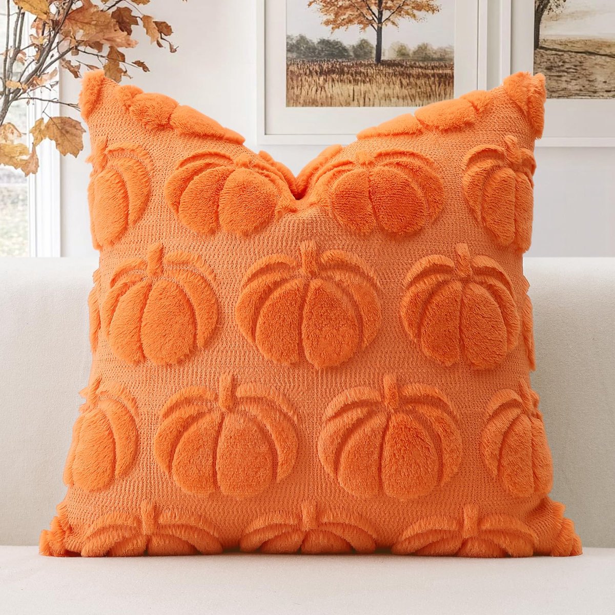 Kussenhoezen 40 x 40 cm - Zacht pluche - Luxe stijl - Perfect voor Halloween decoratie - ShopVlot