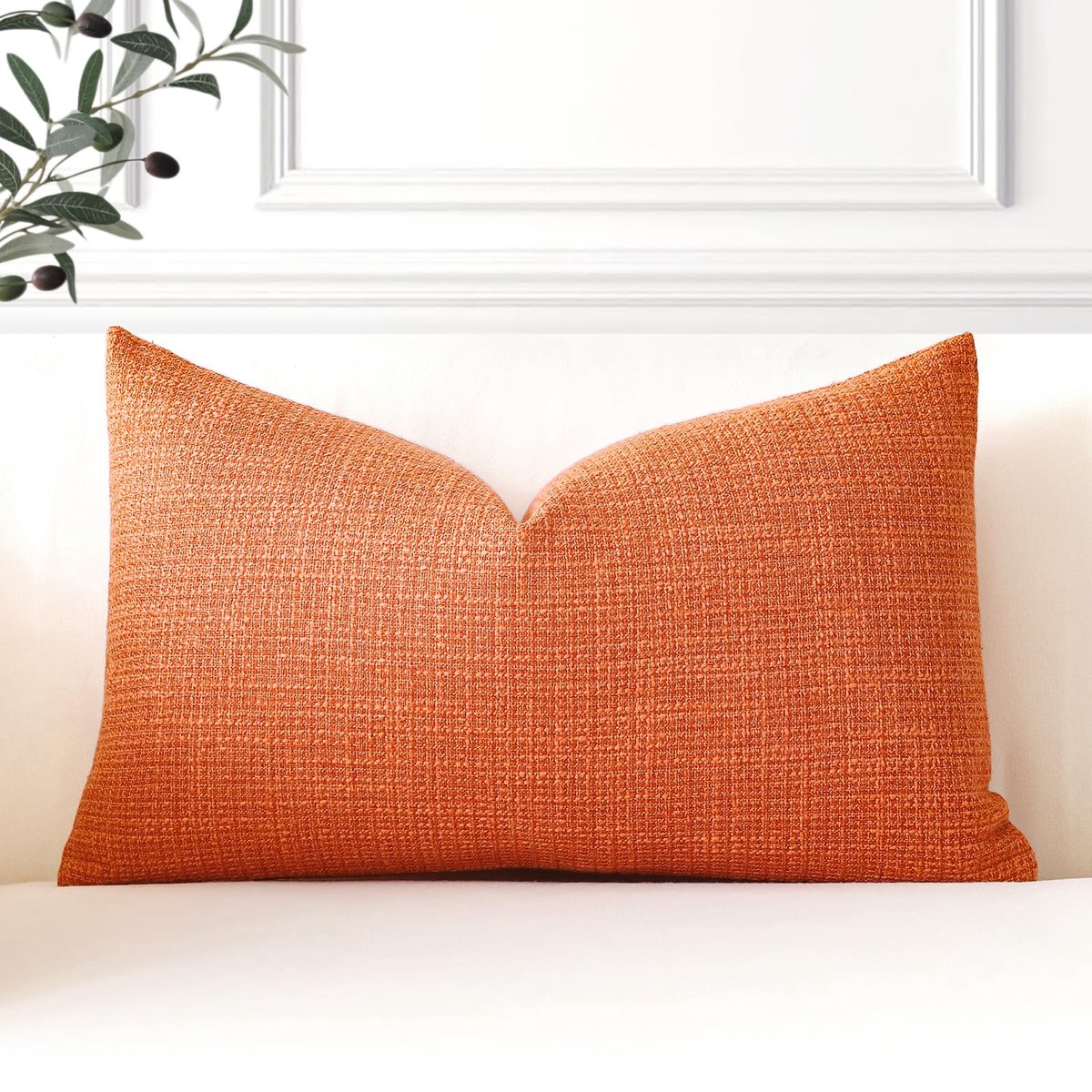 Kussenhoes 40 x 60 cm - linnen - pure kleur - stijlvol voor woonkamer - ShopVlot