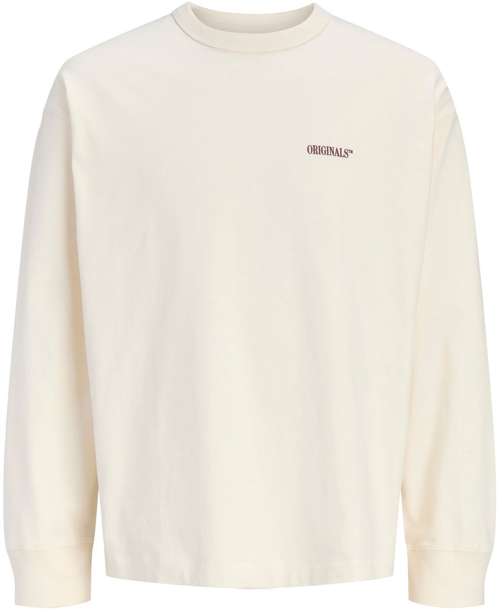 JACK & JONES - JORFREDERIKSBERG BACK TEE LS CN SN Heren T-shirt