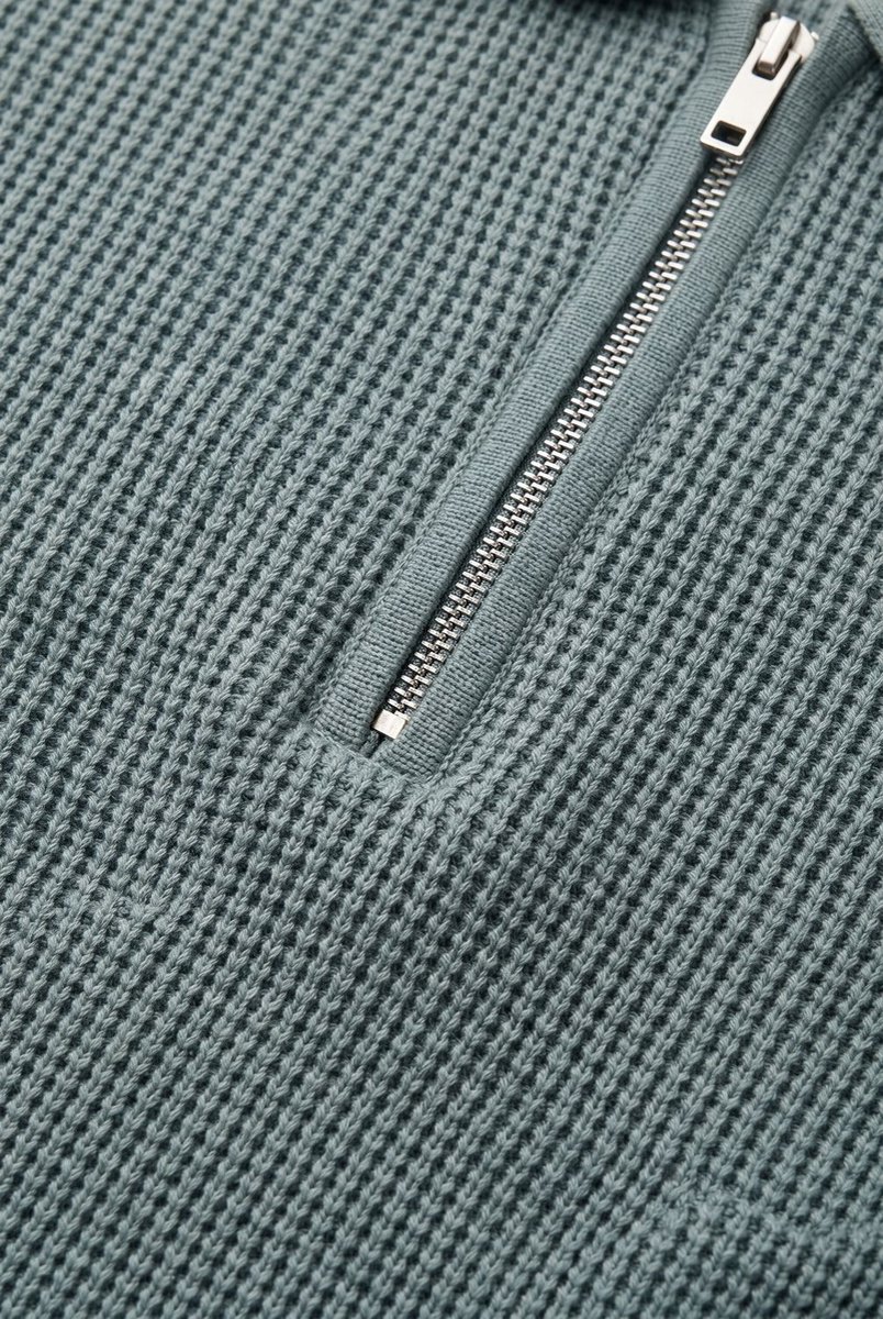 Dstrezzed Ds_kostas Zip Polo Truien & Vesten Heren - Sweater - Hoodie - Vest- Blauw - Maat L
