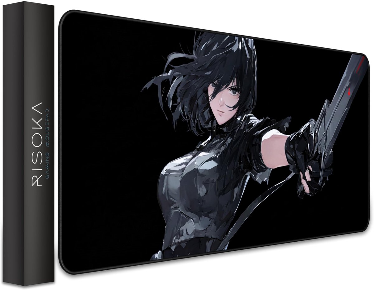 Muismat Anime Gaming XXL 900x400 mm - Antislip & waterafstotend - Perfect voor gamers - ShopVlot