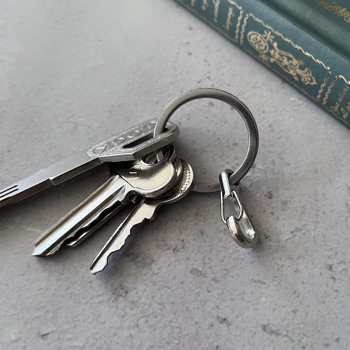 Karabijnhaken mini 2,5 cm - aluminium - met kliksluiting - ideaal voor sleutels en kamperen - ShopVlot