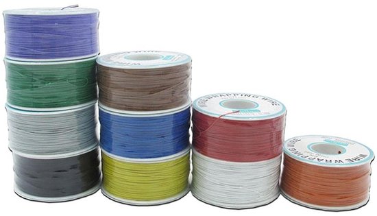 30AWG 0.25mm Paarse Solide Draad - Kleurige Elektrische Kabel Spoel voor DIY Projecten, Flexibel en Zacht, Geschikt voor Elektronica en Aansluitingen — afbeelding 3