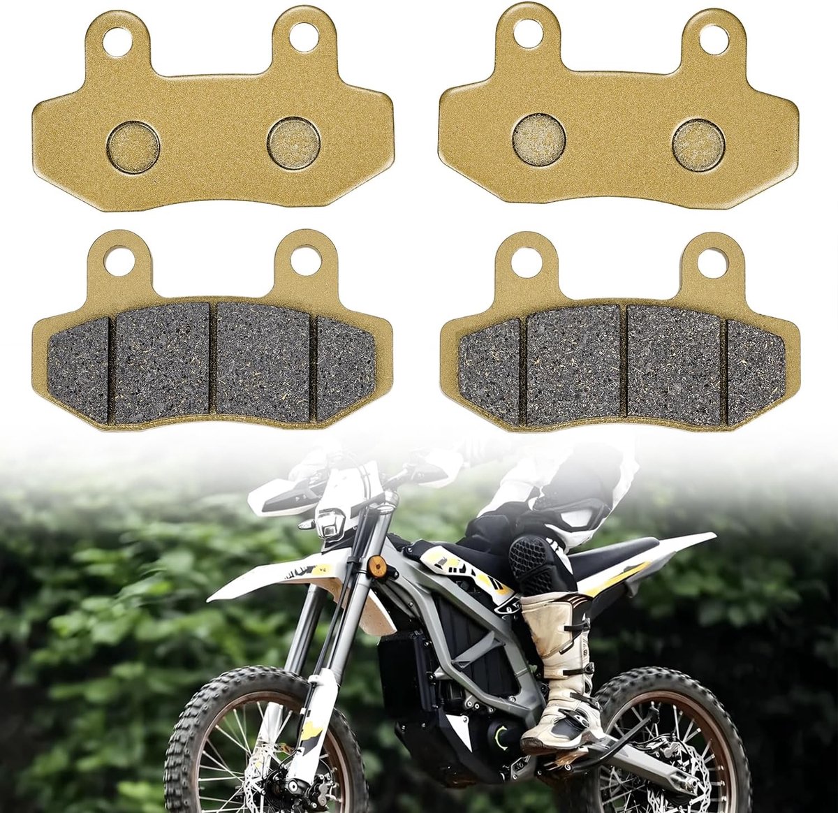 2 stuks motorfiets remblokken voor Surron, schijfremblokken voor en achter, elektrische dirtbikes voor Sur Ron Ultra - ShopVlot