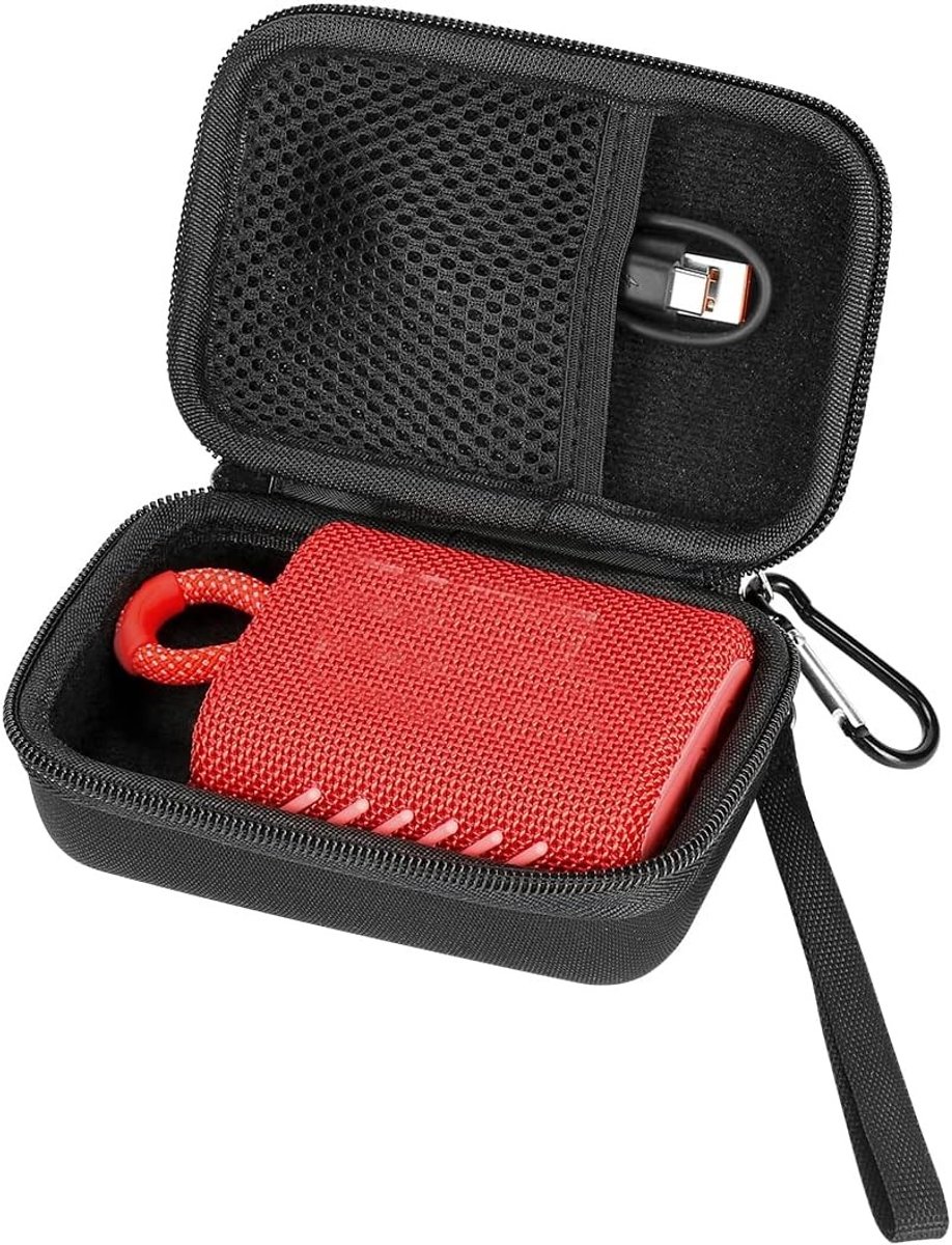 Harde Beschermtas voor Bluetooth Speakers, Ideaal voor Transport, Schokbestendig en Krastbestendig, Geschikt voor JBL GO4 en GO3