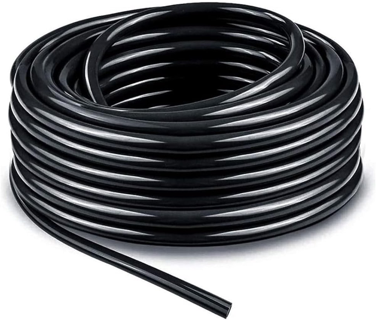 Drip Irrigation Slang 4 mm Binnen, 6 mm Buiten, Tuinslang voor DIY, Automatisch Watergeefsysteem, Flexibel en Duurzaam