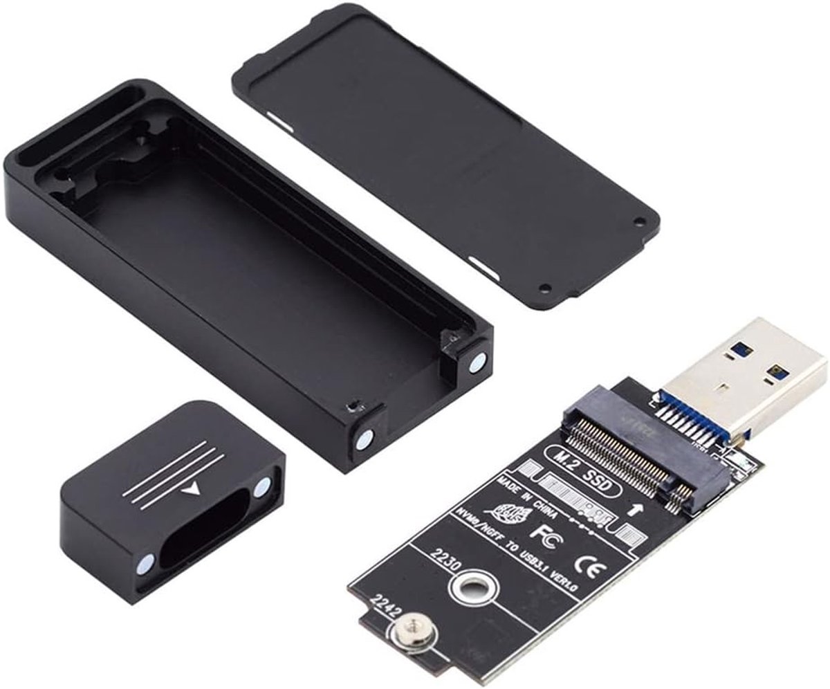 USB 3.0 naar M.2 NVMe M-Key NGFF SATA SSD Externe Behuizing met RTL9210B Chipset voor Snelle Gegevensoverdracht