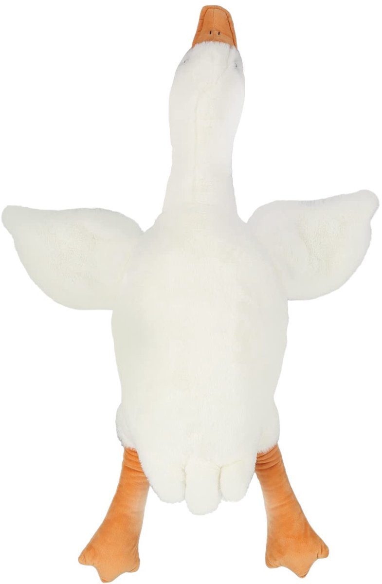 Dailygoods - Reuzengans knuffel - Grote pluche gans voor kinderen en volwassenen