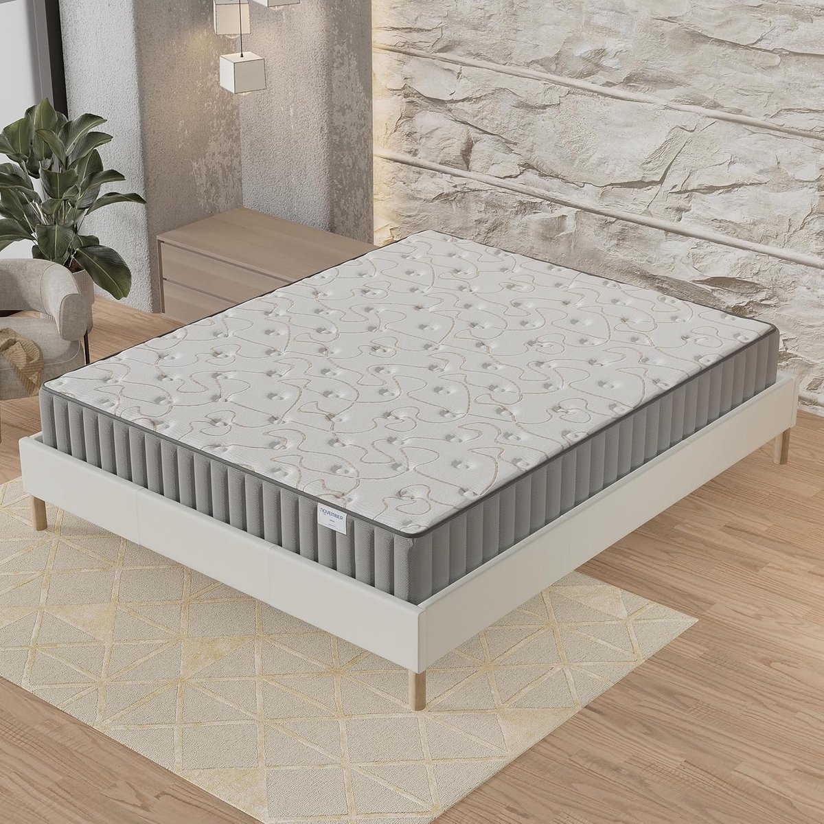 Matras Orionis 180x200 cm – Hybride technologie: Hoogdichtheidsschuim