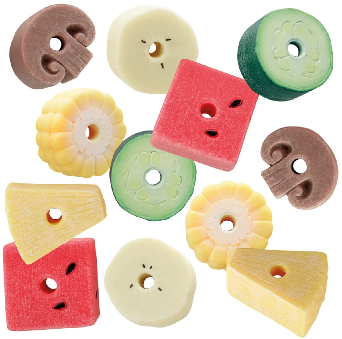 Yellow Door Sensory Play Stenen - BBQ Grill Spiesjes Kebab + 2jr