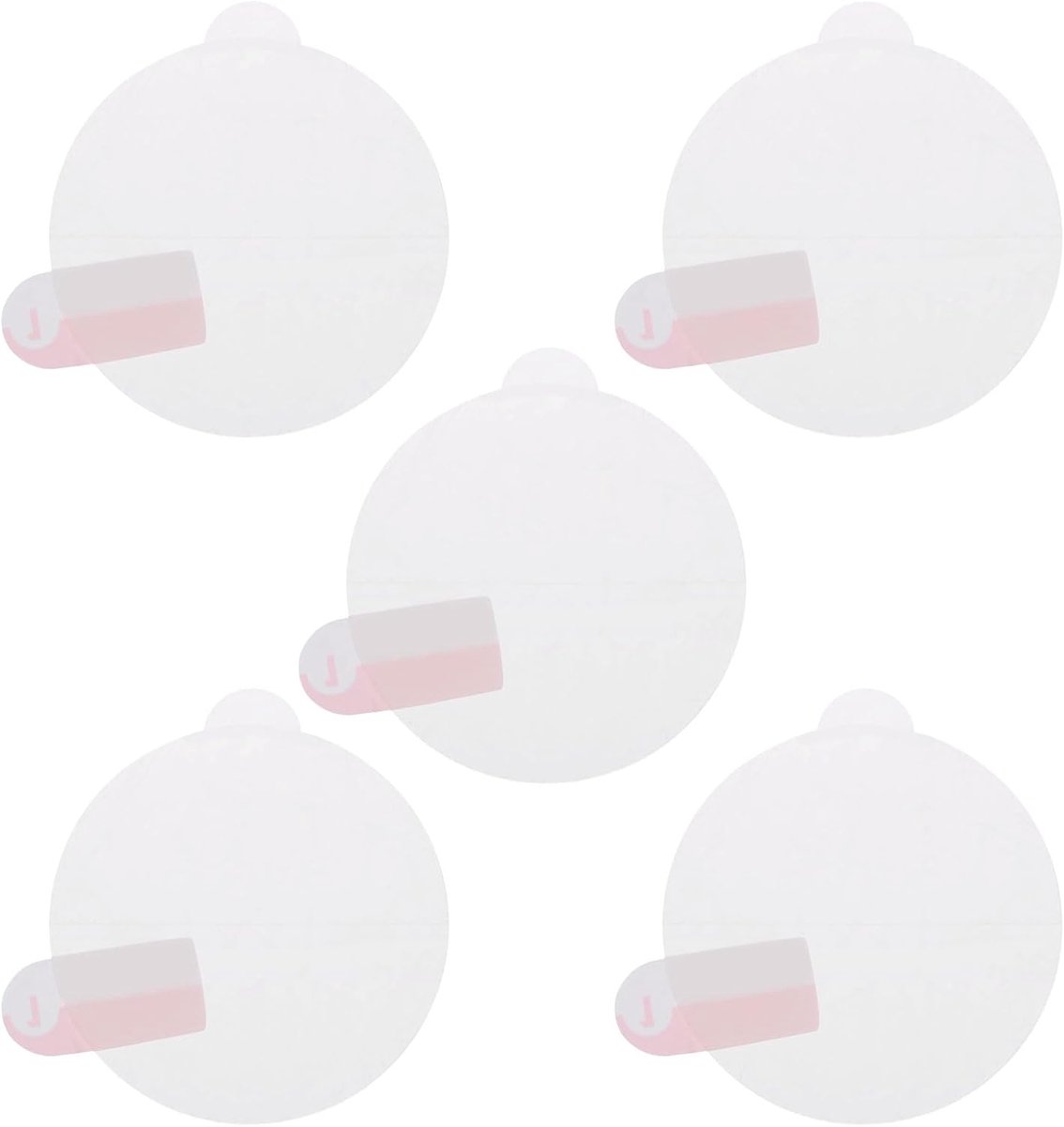 5 stuks displaybeschermfolie van glas voor 40 mm horloges, TPU, anti-blauw licht, anti-kras, waterdicht, universele displaybeschermfolie, smartwatch, rond