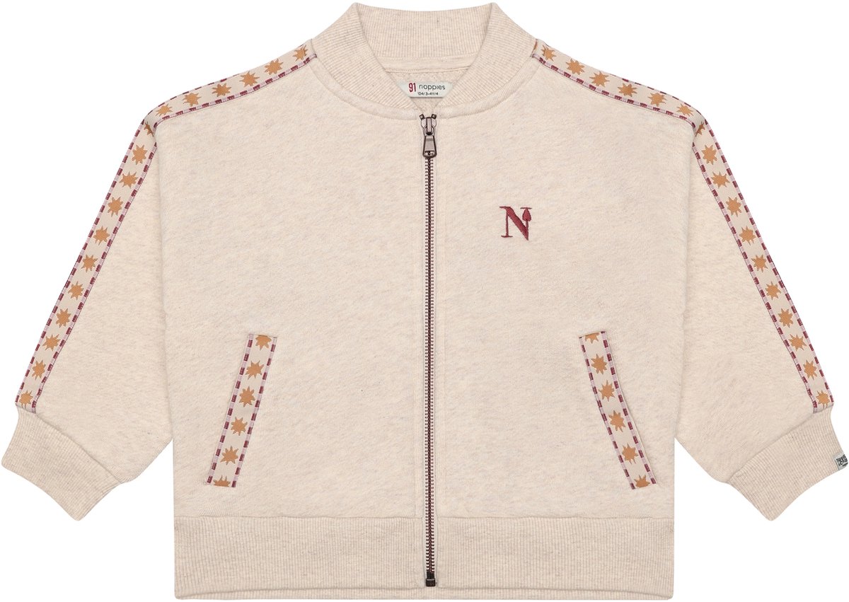 Noppies Vest - Sand Melange - Maat 98