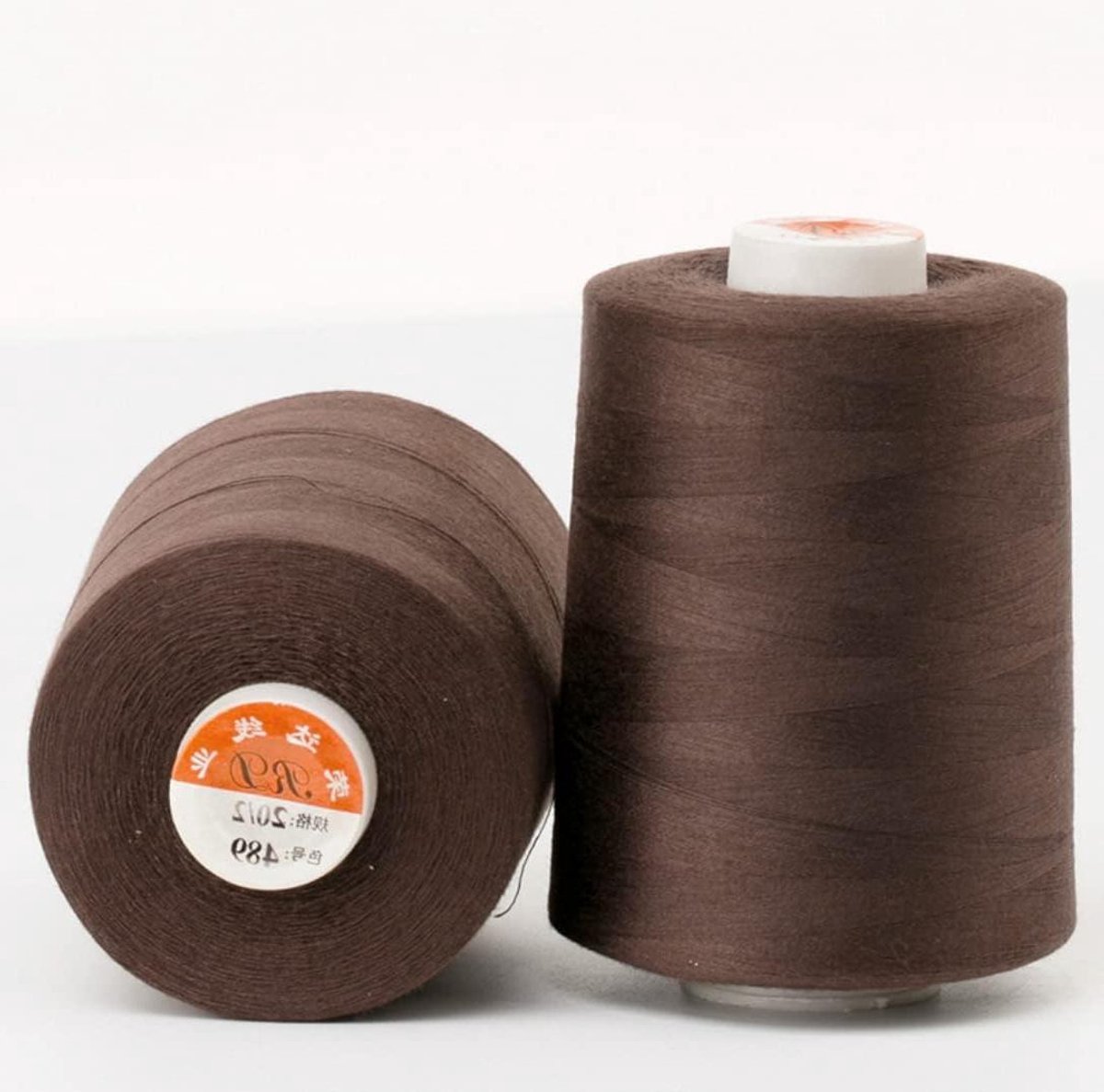 Polyester Naaigaren - Borduur garen - Kleding Maken - Industriële Kwaliteit - 6000 Yards - Koffie