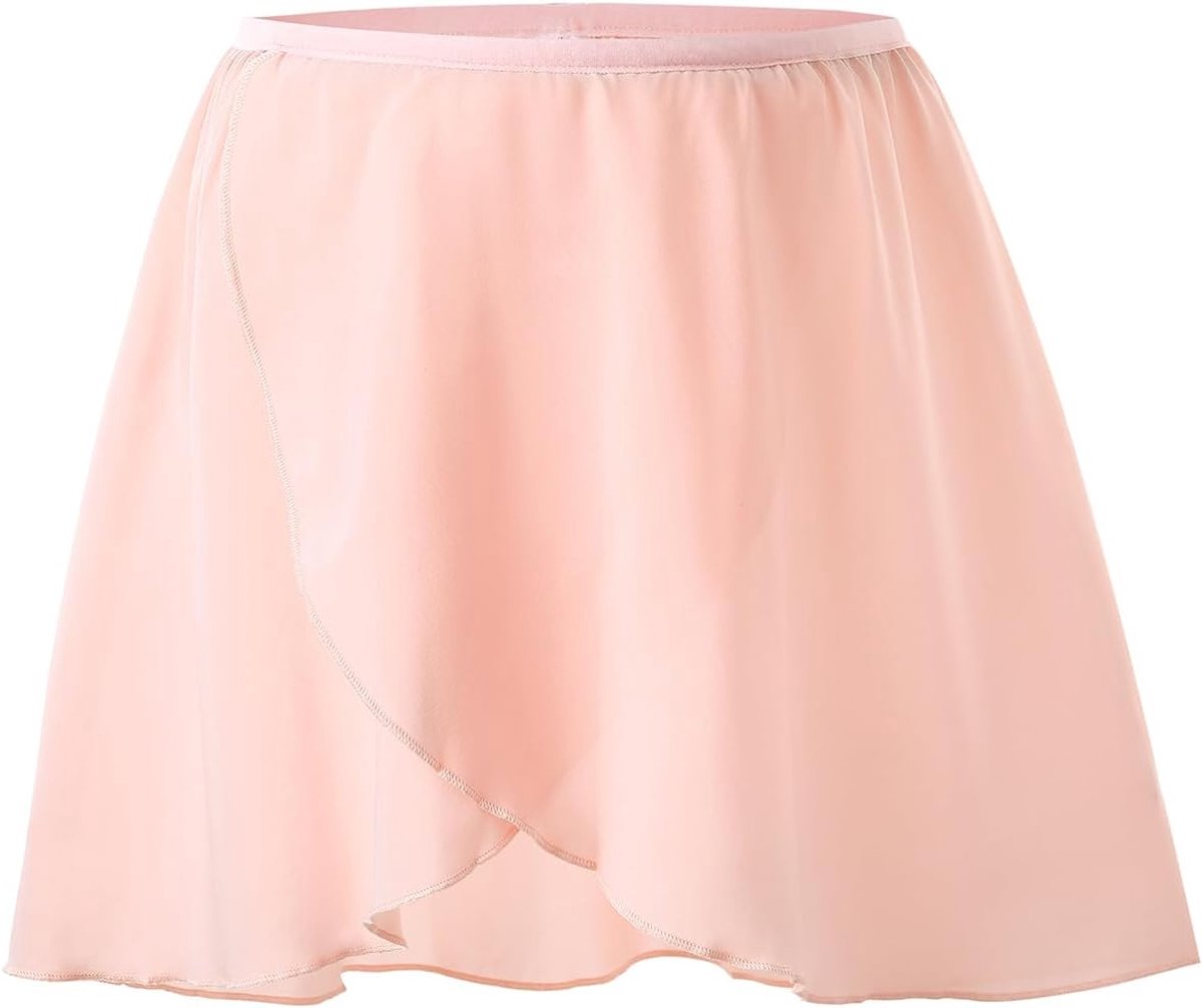 dansrok, chiffon, balletrok, meisjes, met elastische tailleband, voor