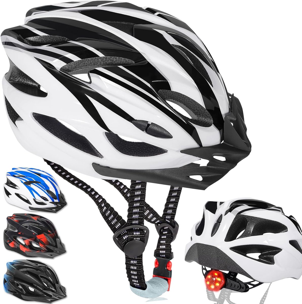 Fietshelm voor Volwassenen, Heren en Dames, met LED-Verlichting (3