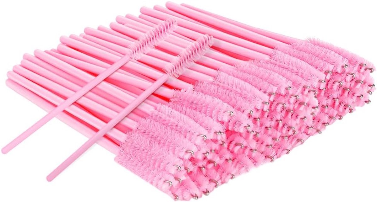100 stuks wegwerpwimperborstels, wimperextensionsborstels