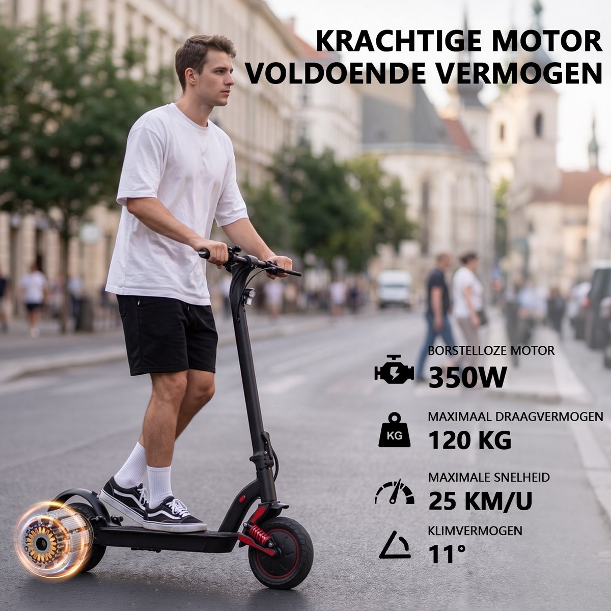 YEE GOO Elektrische Step 350W - Maximumsnelheid 25 km/u - afbeelding 3
