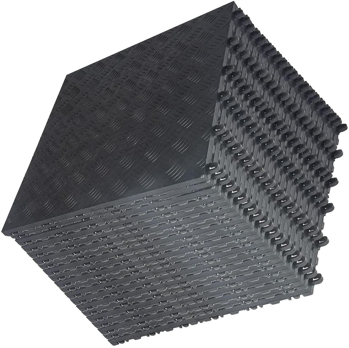 Garagevloer Tegels Set van 20 - 40 x 40 cm - PVC - Antislip en Duurzaam - Eenvoudig te Leggen - SnelShoppen