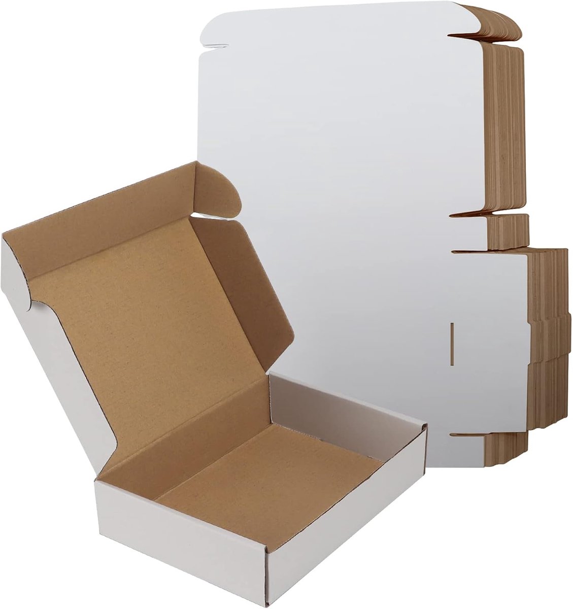 Verzenddozen 9 x 6 x 2 inch - 25 stuks - Recyclebaar karton - Ideaal voor kleine items en geschenken - ShopVlot