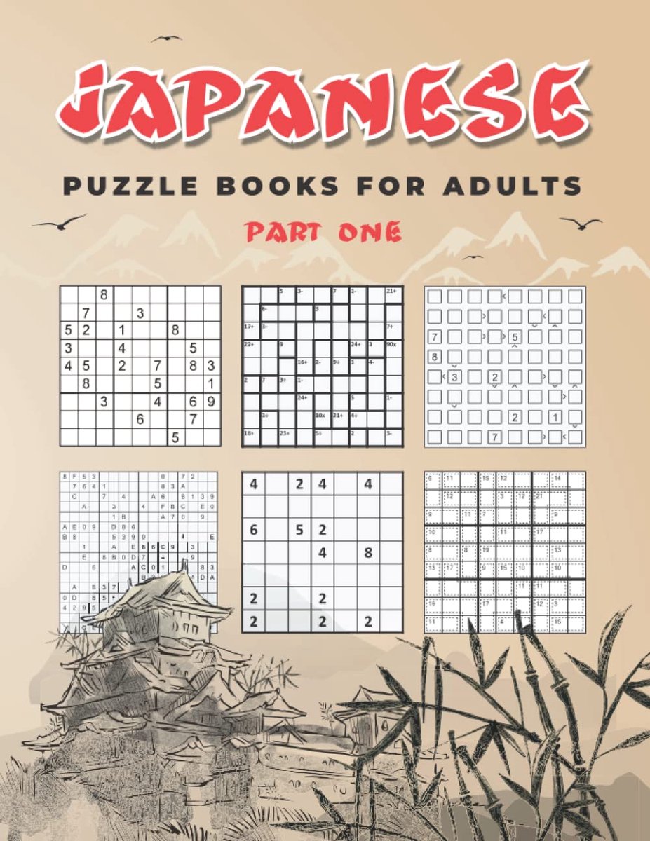 SnelShoppen - Japanese Puzzelboeken voor Volwassenen Deel 1: Sudoku Klassiek, Calcudoku, Futoshiki, Hexadoku, Shikaku en Killer Sudoku