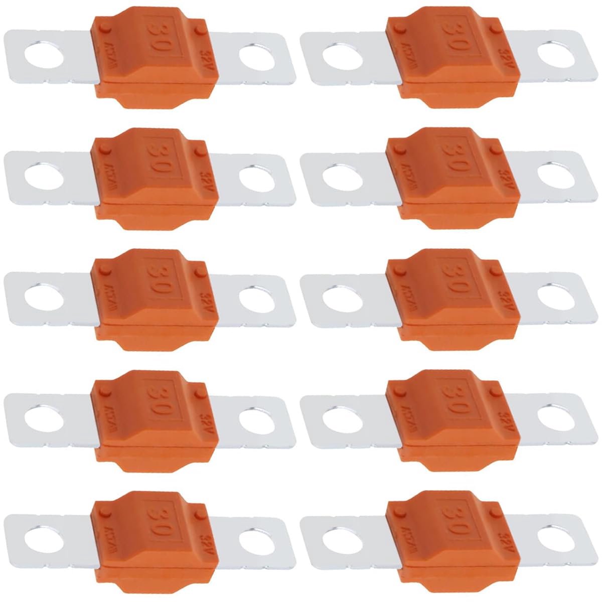 10 stuks midi-zekeringen met hoge stroom, midi-zekering, 32 V 30 A