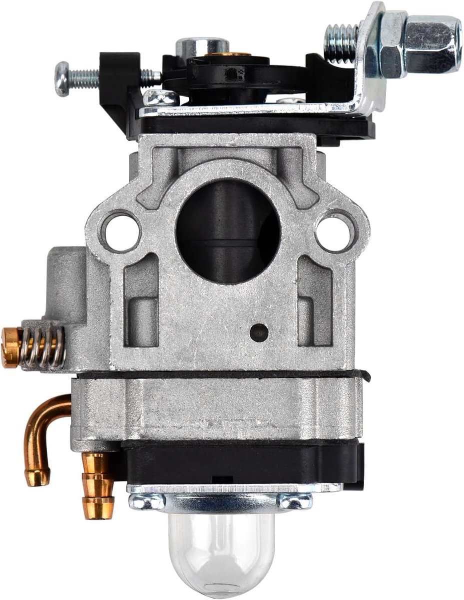 Carburateur voor bosmaaier, 52 cc, 49 cc, 43 cc, carburateur-set met afdichting, slang, bougie en benzinefilter