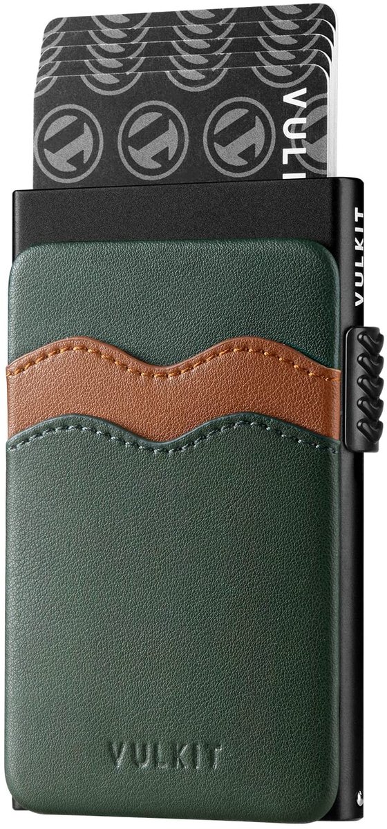 Omgoods - Slim Wallet met Pop Up Kaarthouder - Blokkerende Leer Slots