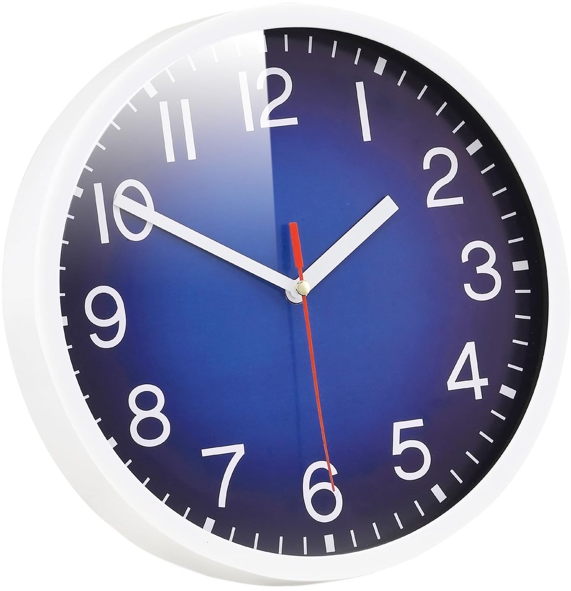 Moderne Stil Wandklok 8,5 Inch - Geruisloos en Batterij Aangedreven