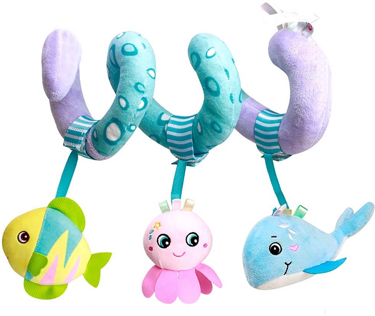 Omgoods - Activiteitsspiralen voor Baby's - Speelgoed voor Autostoel en Kinderwagen