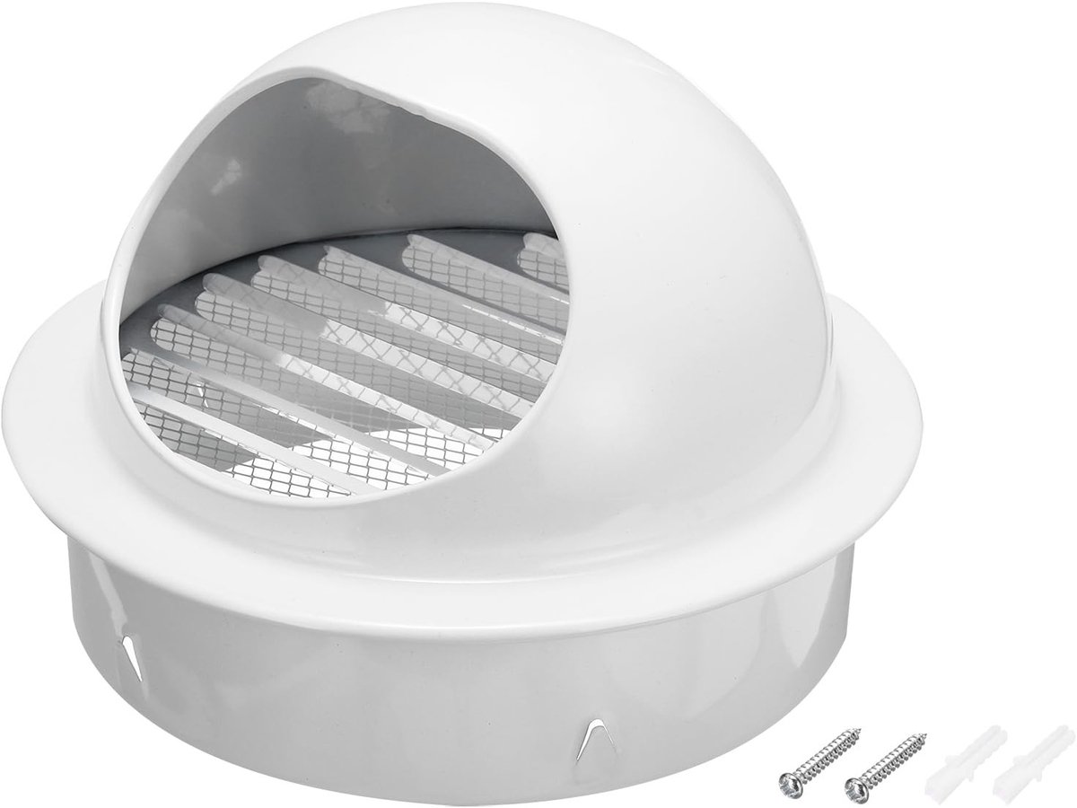 Omgoods - 8 Inch Ventilatie Deksel - Roestvrijstalen Luchtafvoerventilator
