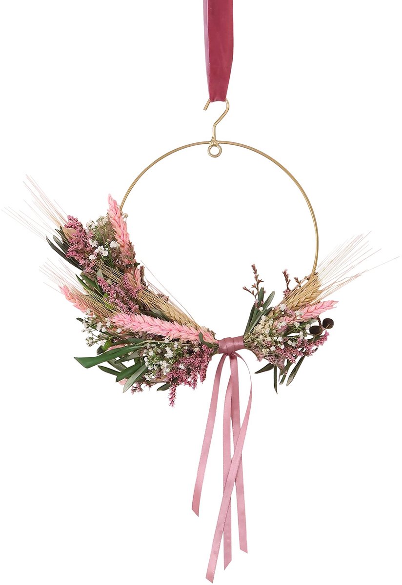 Omgoods - BloomRing Pink - DIY Letterbox Gift met Gedroogde Bloemen en Ringen