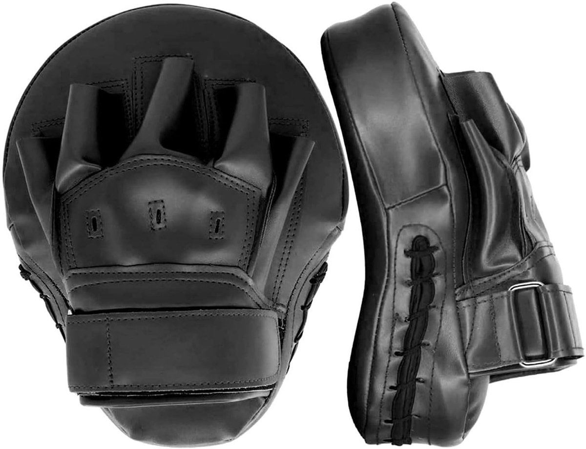 Omgoods - Curved Focus Mitts van Kunstleer - Training Handpads voor Boksen