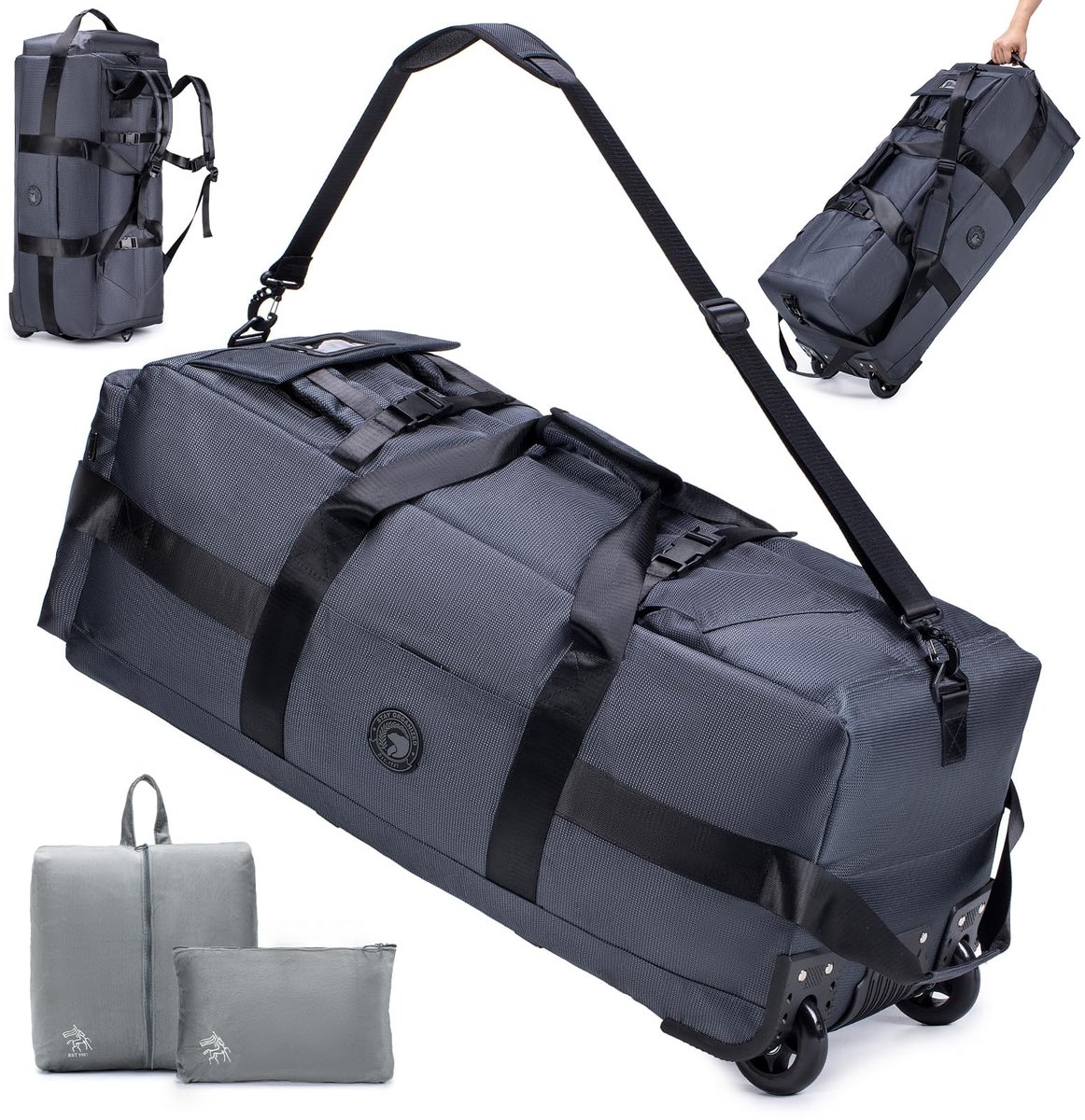 Omgoods - 3-in-1 Reistas met Wielen, 85L, Waterdicht
